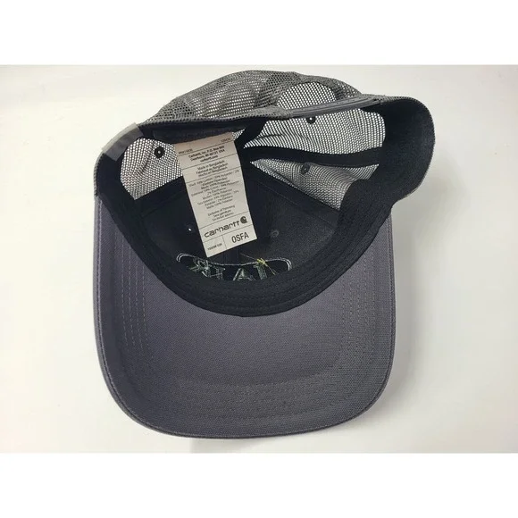 Jair Carhartt Mesh Trucker Snapback Hat Cap Workwear Casual Men Women Blue Gray - Picture 9 of 11